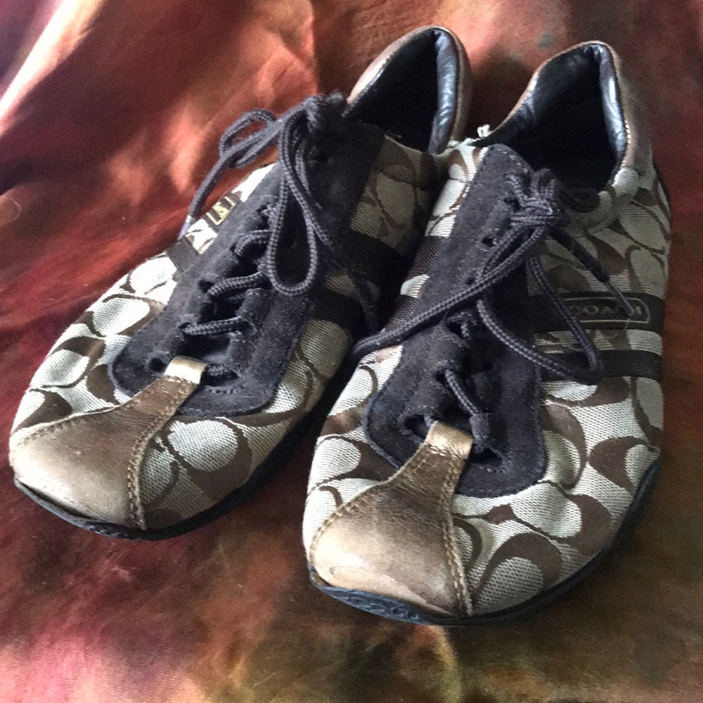 Classic COACH Print Sneakers
